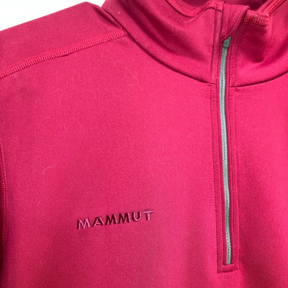 Mammut Crimson mid-layer Half-Zip long sleeve Pullover Women’s size L - Picture 12 of 14
